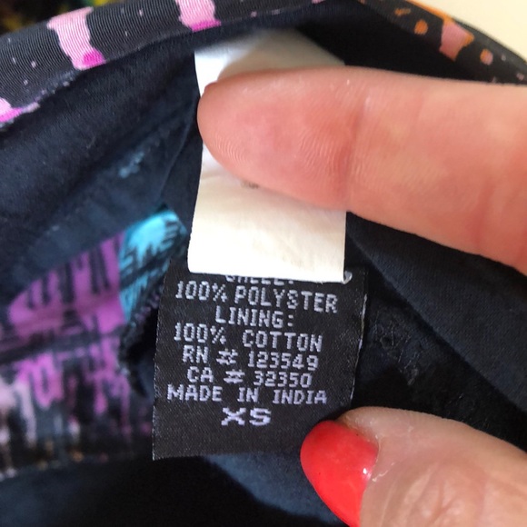 Roxy Multicolor Mini Skirt - Picture 8 of 8